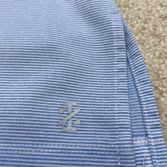 𝅺izod White\Blue Strip Golf Skort Sz M - Picture 3 of 5